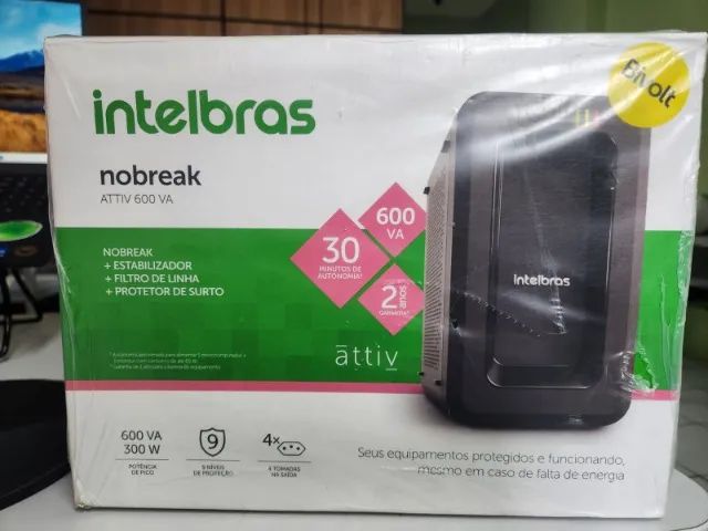 NOBREAK INTELBRAS ATTIV 600VA BIVOLT