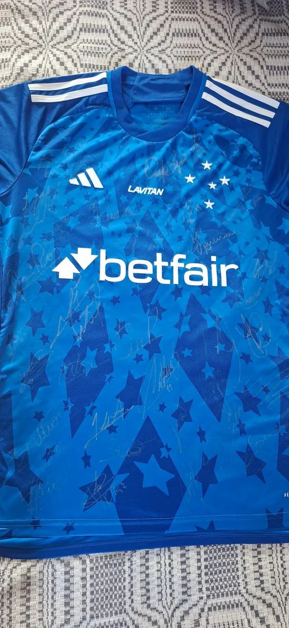 CAMISA DO CRUZEIRO AUTOGRAFADA - Foto 4
