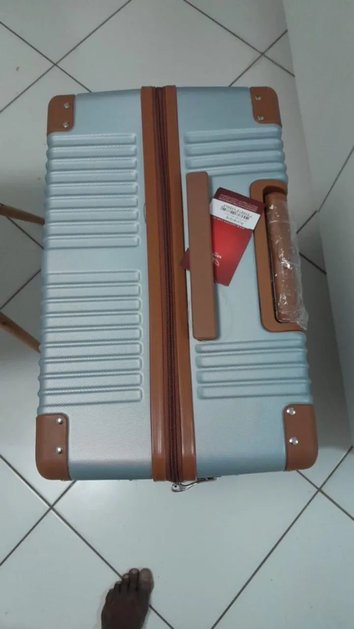 Mala de Viagem Palazzio Rigida 360 Santino G - APLV191G Cor: Prata - Foto 5
