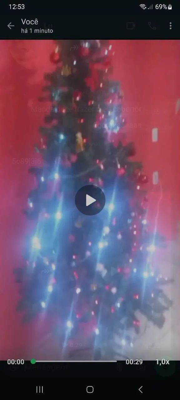 Vendo árvore de Natal 2m10 