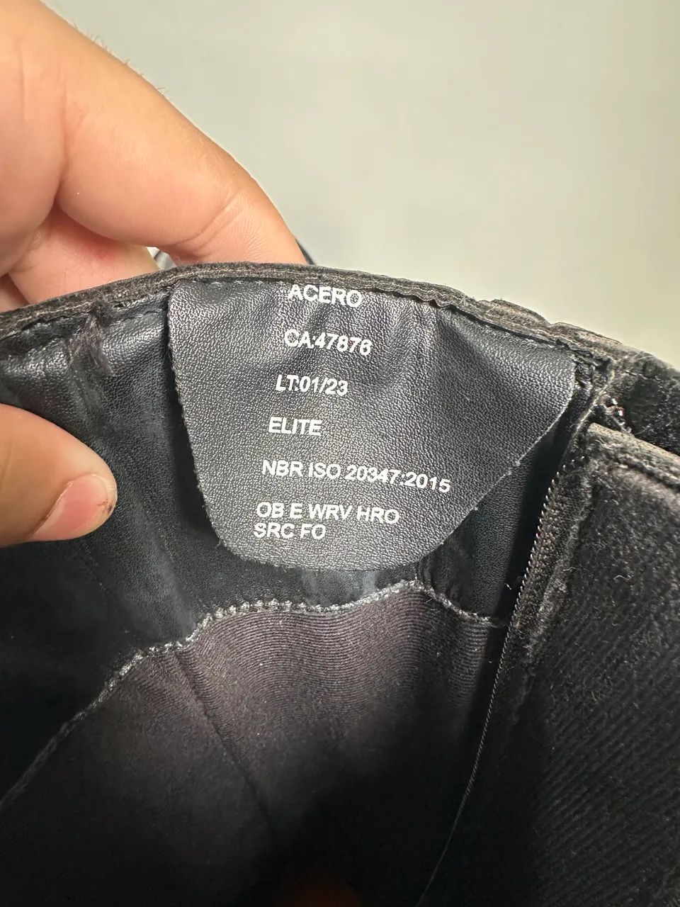 VENDE-SE bota e cinto de bombeiro civil  - Foto 2
