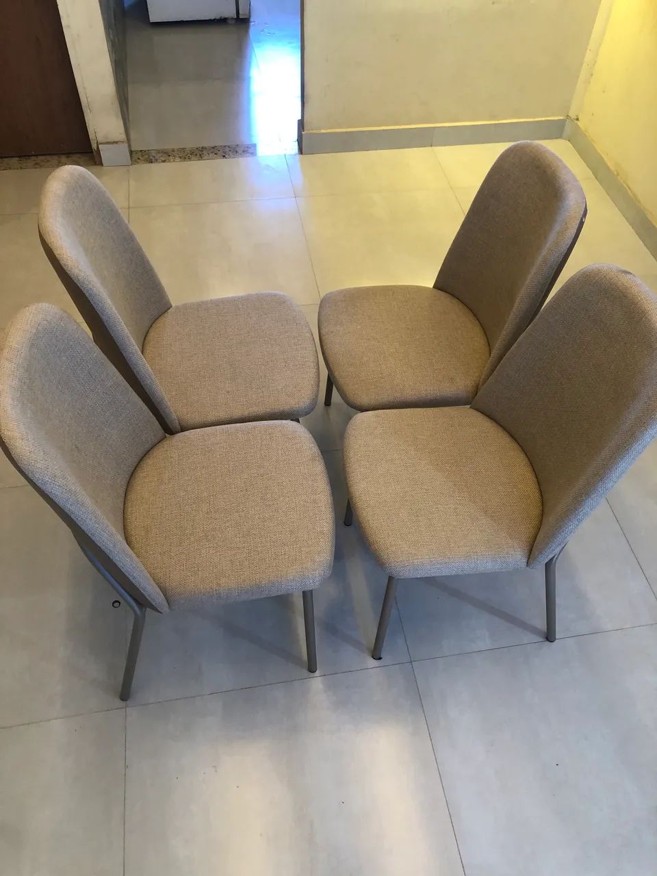 Cadeira Dubai Dara Aço/Tecido - Foto 5