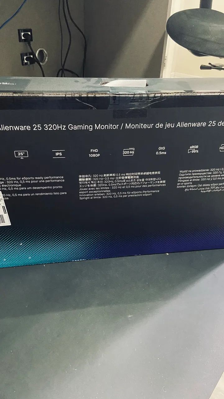 Monitor Alienware 25? 320Hz IPS - Interstellar Indigo - Foto 4