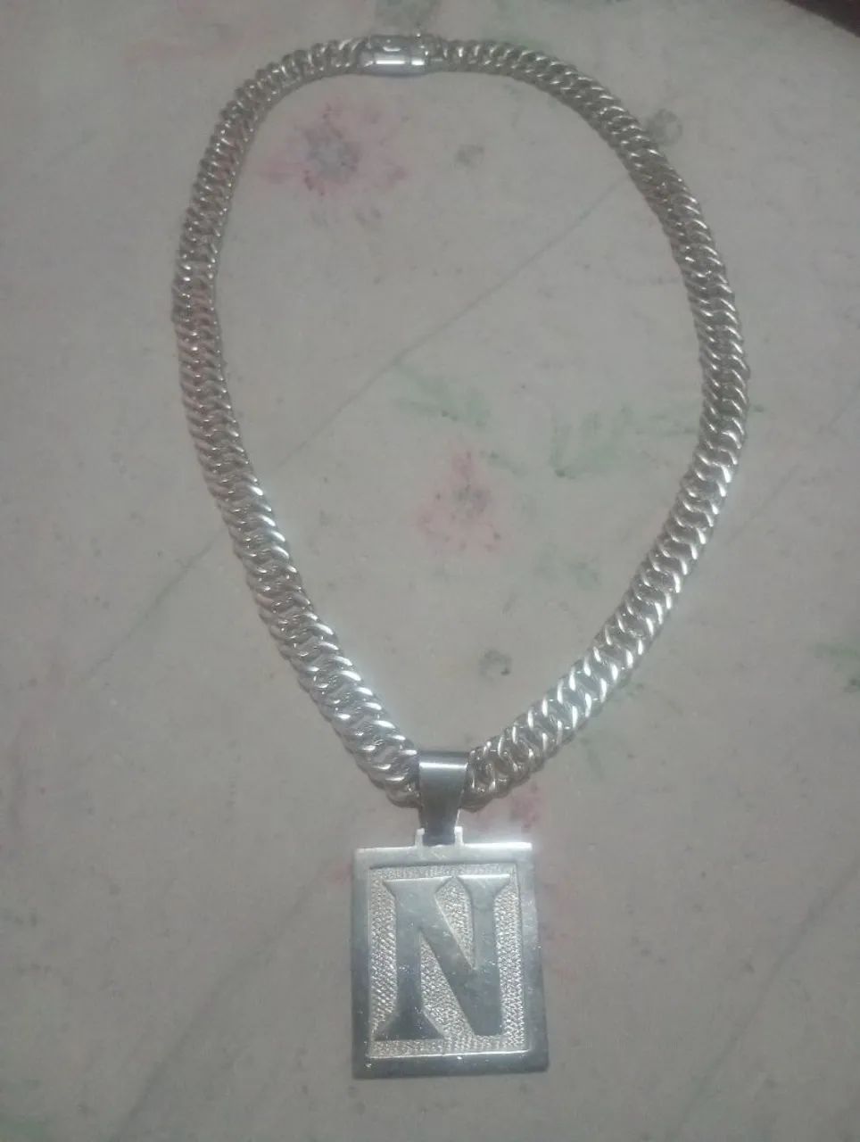 Corrente prata 180 g valor r$ 1500 - Foto 3