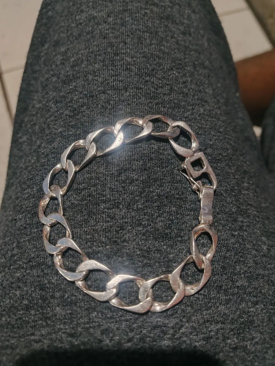Pulseira de prata  - Foto 3