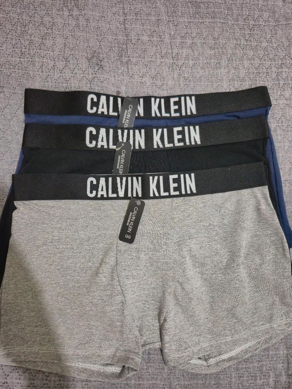 KIT 3 CUECAS BOX CALVIN KLEIN GG - ORIGINAL  - Foto 2