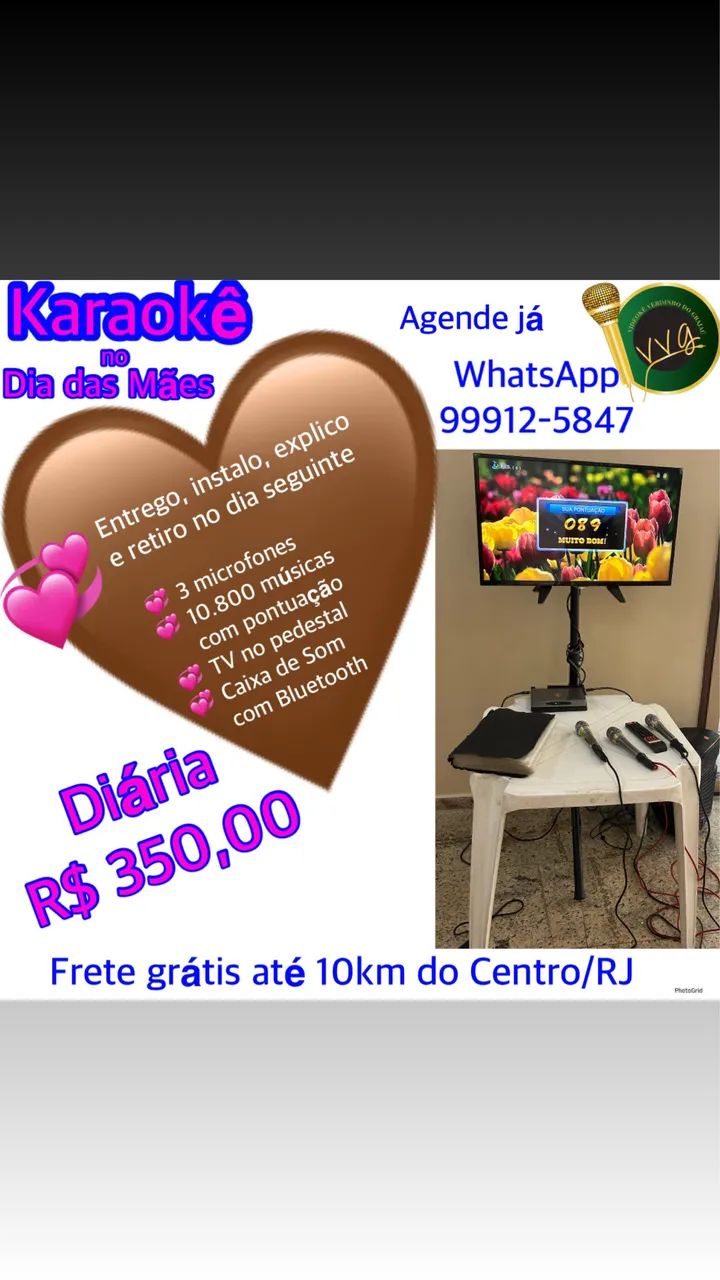 Aluguel de karaokê Entrego, instalo, explico e retiro - Foto 3