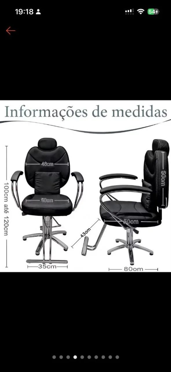Cadeira de barbeiro  - Foto 3