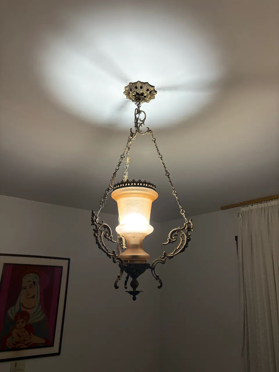 Lustre para sala com hastes em bronze - Foto 2