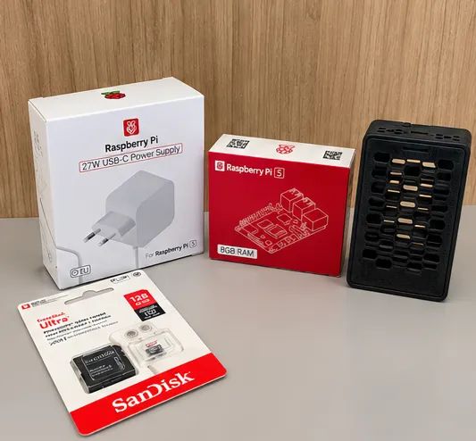 Kit Raspberry Pi 5 8gb + Fonte Original + SD 128gb + Case - Foto 2