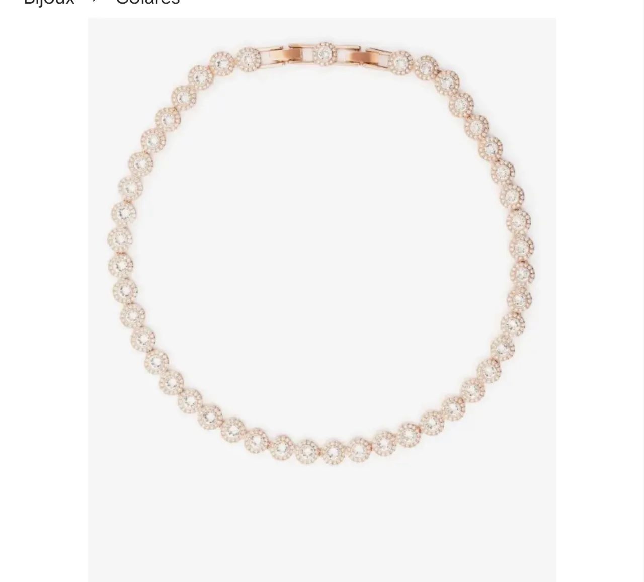Cordão Swarovski