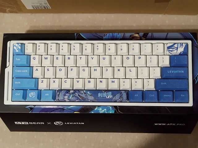 Teclado Magnético Gamer ATK Edge 60HE Leviatan, RGB, Switch TTC RGB Magneto, 60%, Branco - Foto 4