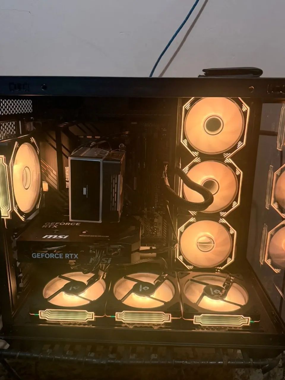 Pc gamer RTX 5060 8 GB, Ryzen 7 5700X, Placa mãe b550m TUF-Gaming, 16 GB RAM,512gb SSD M.2