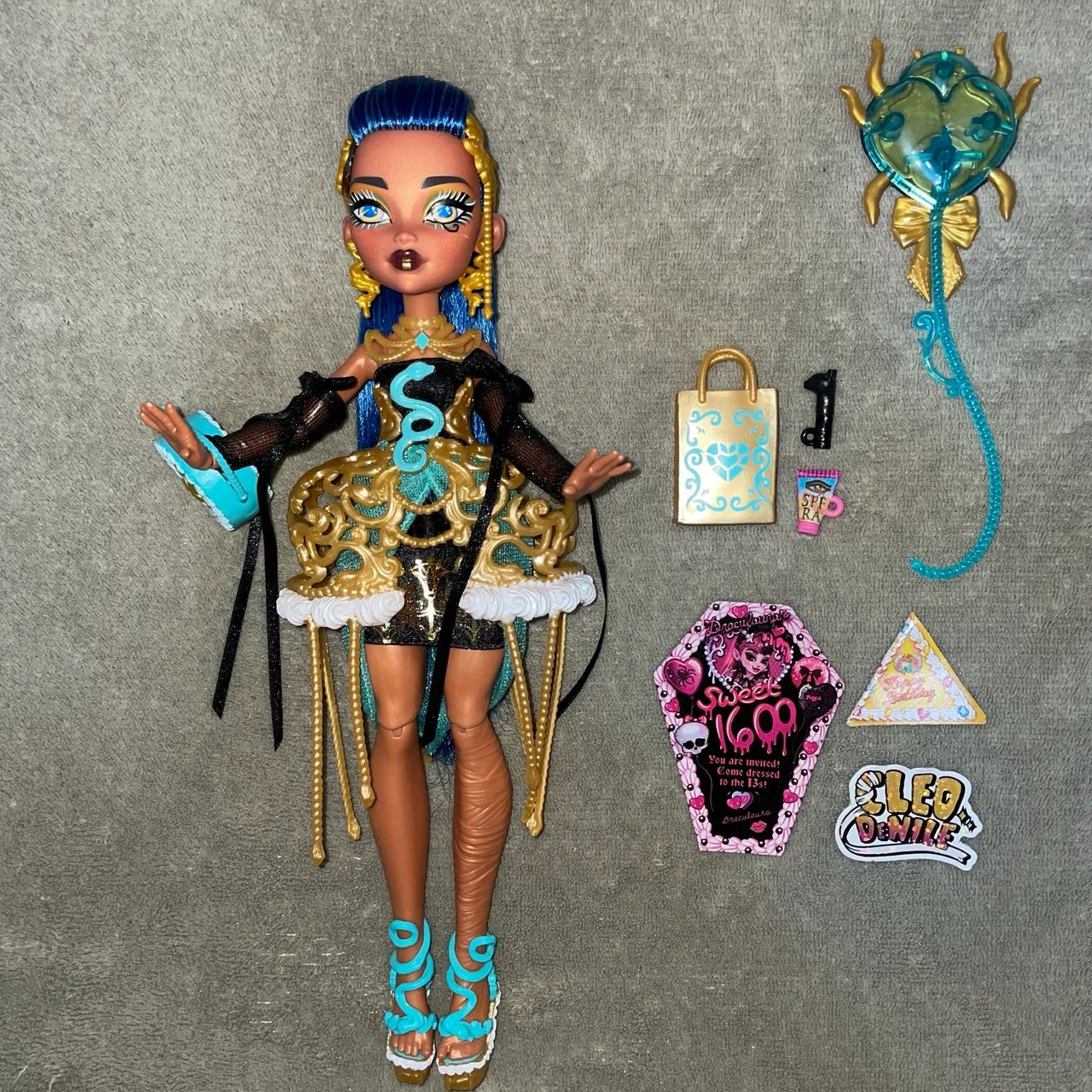 Cleo Scary Sweet Birthday Boneca Monster High G3
