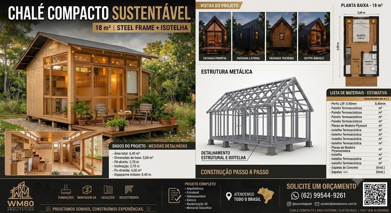 Construção de chalé - Foto 3