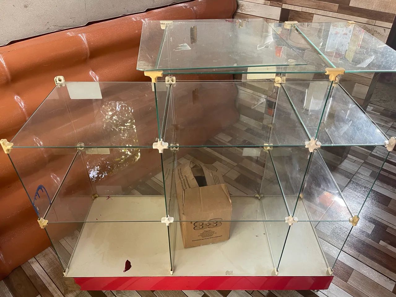 Vitrine de vidro 