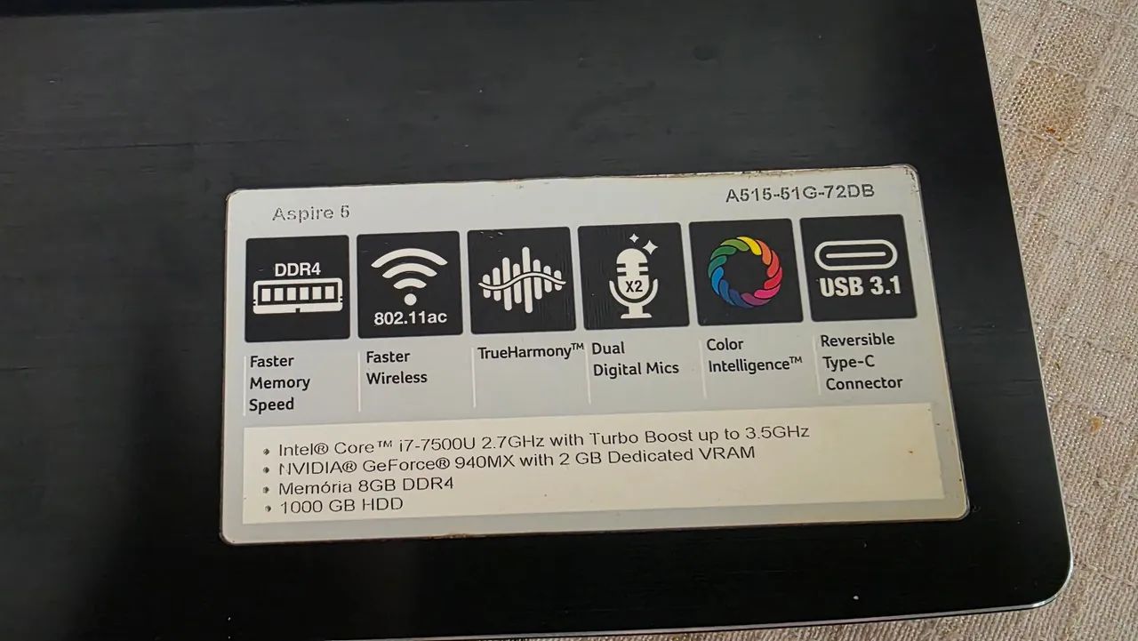 Notebook Acer Aspire 5 - Foto 4