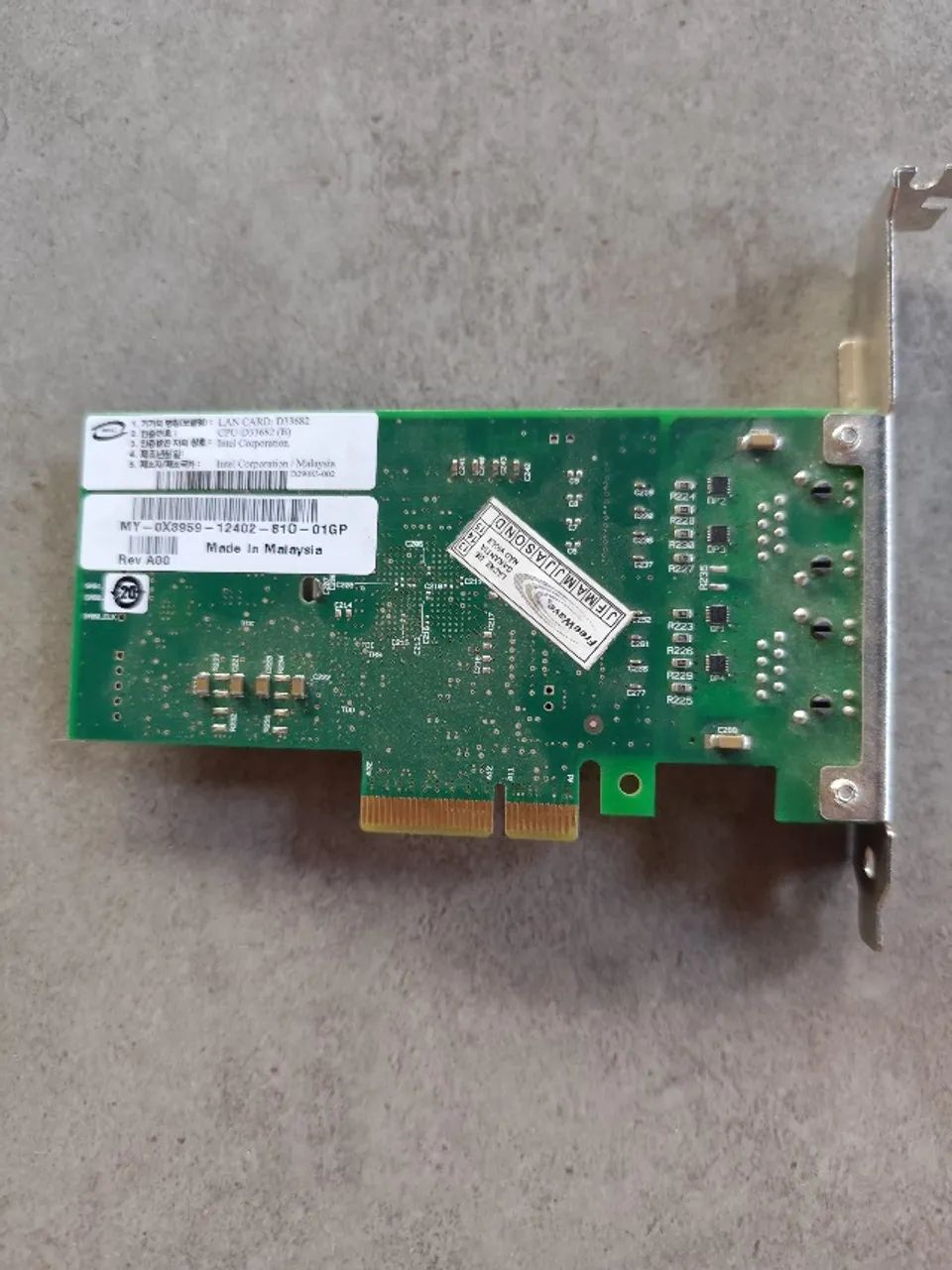 Placa De Rede Intel Pro/1000 D33682 Dual-port - Foto 3
