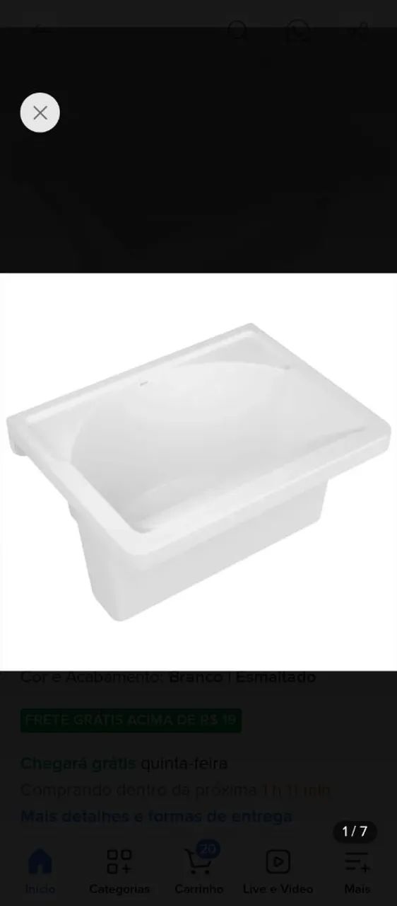 Tanque de cerâmica 
