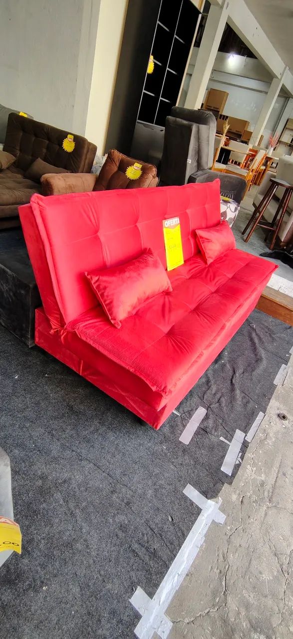 SOFA CAMA VENEZA VARIAS CORES  - Foto 4