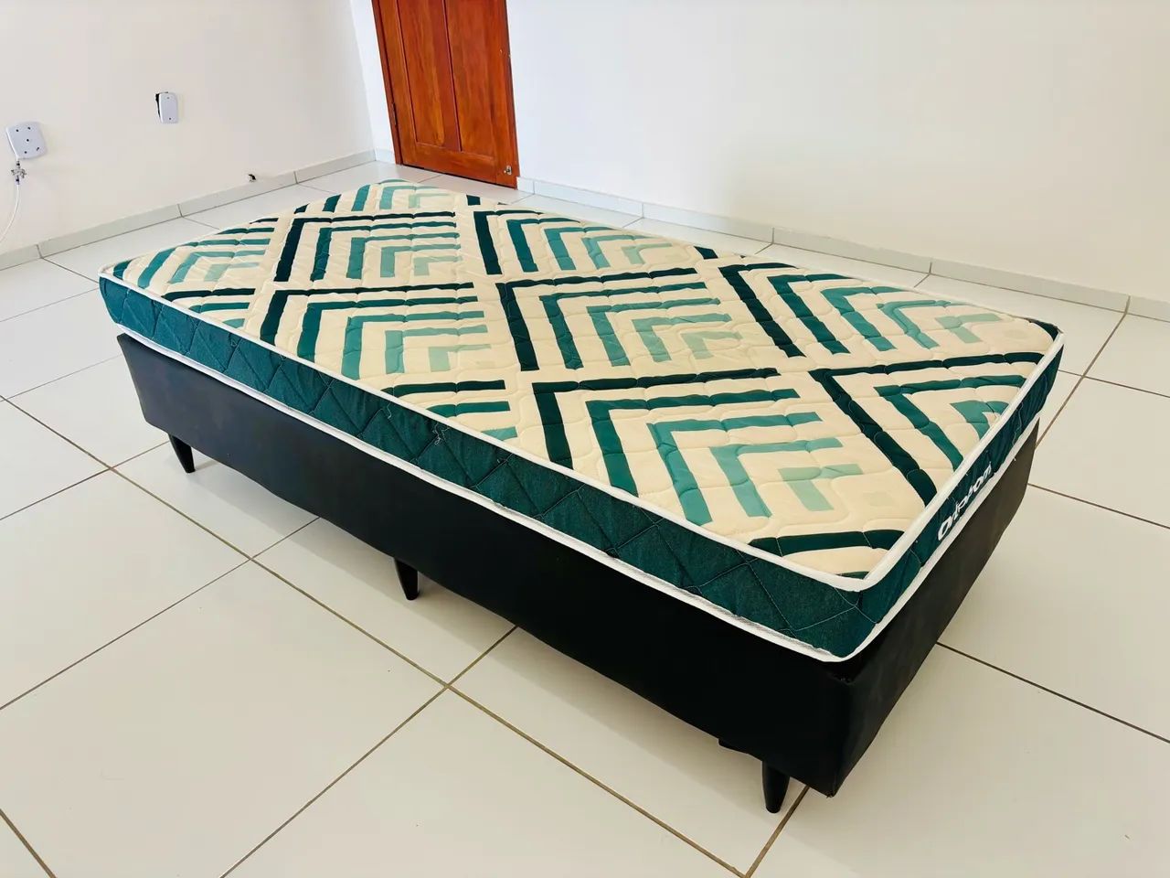 Cama solteiro base colchão Pro Saúde Ortobom - Foto 5