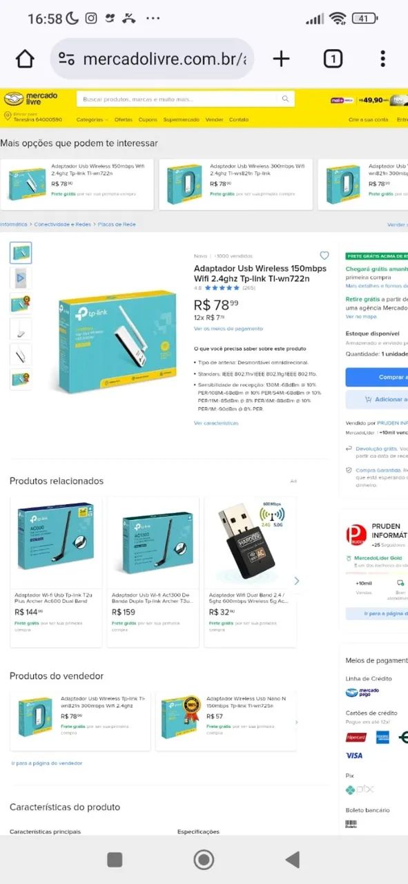 Roteador wireless novo  - Foto 2