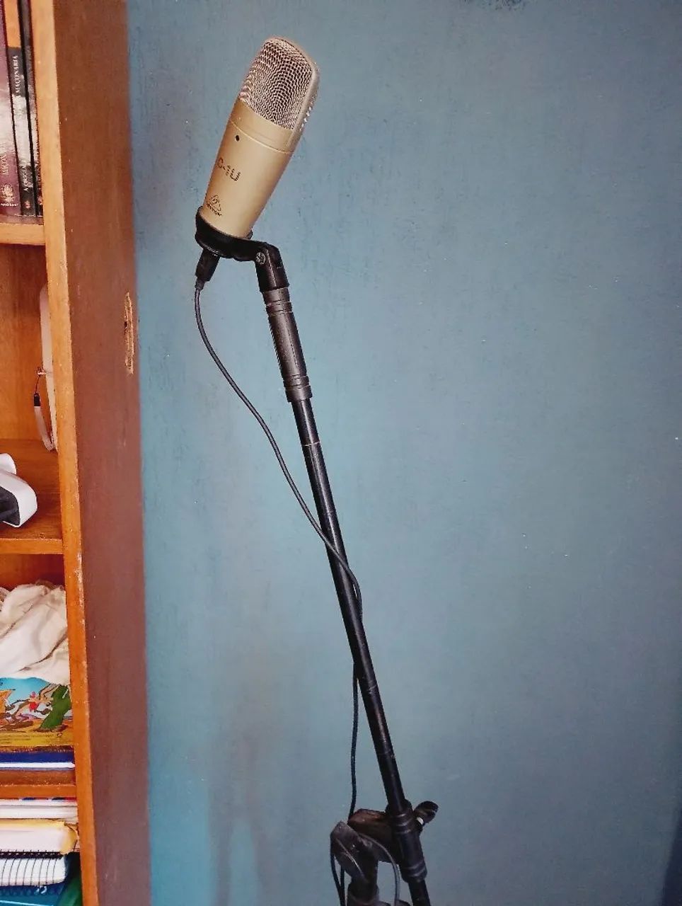 Microfone condensador Behringer usb C-1U + pedestal+ pedestal de mesa - Foto 3