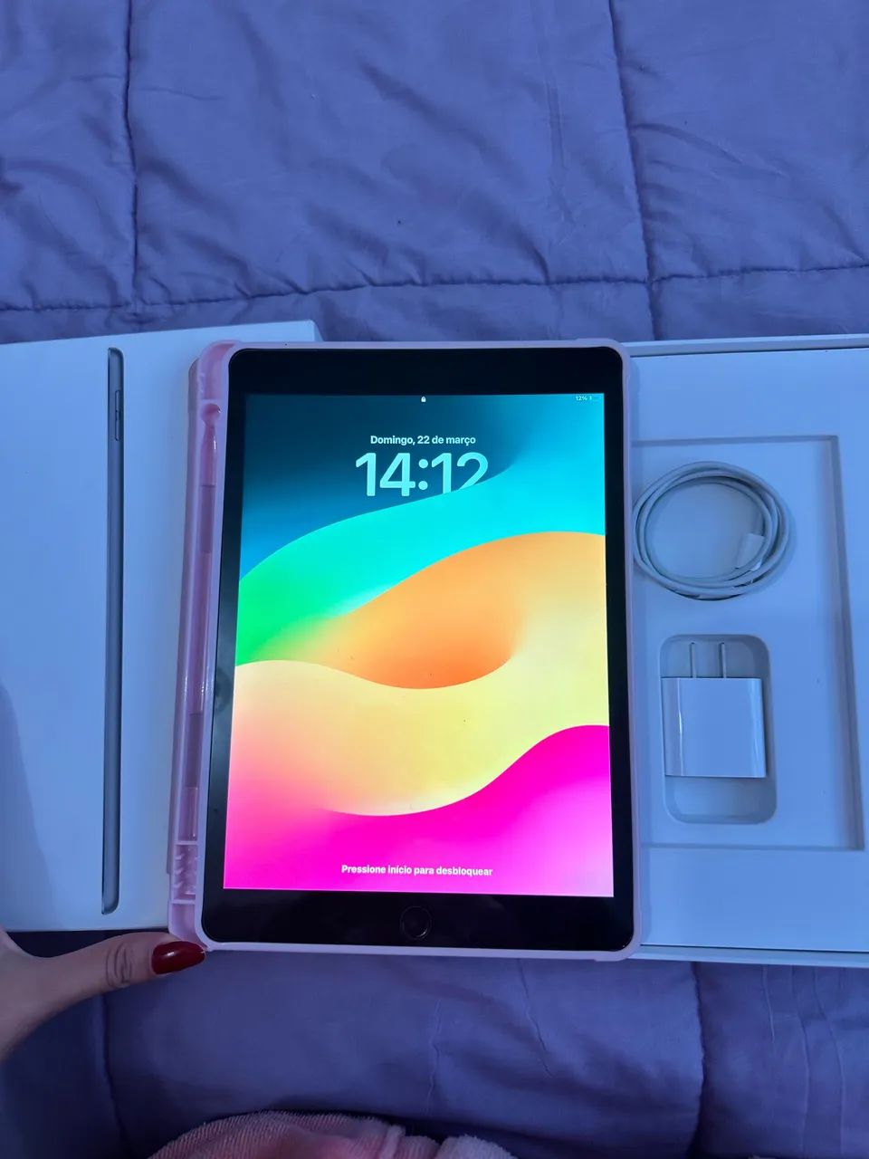 iPad 9 64GB Cinza Espacial (Pouquíssimo Usado) + Case - Foto 2