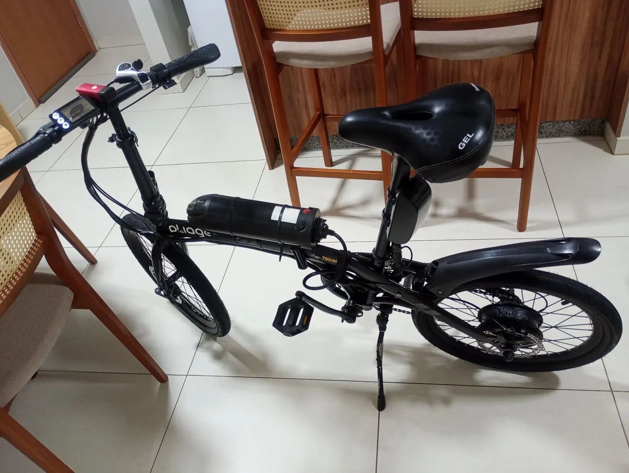 Bicicleta elétrica dobrável  - Foto 3