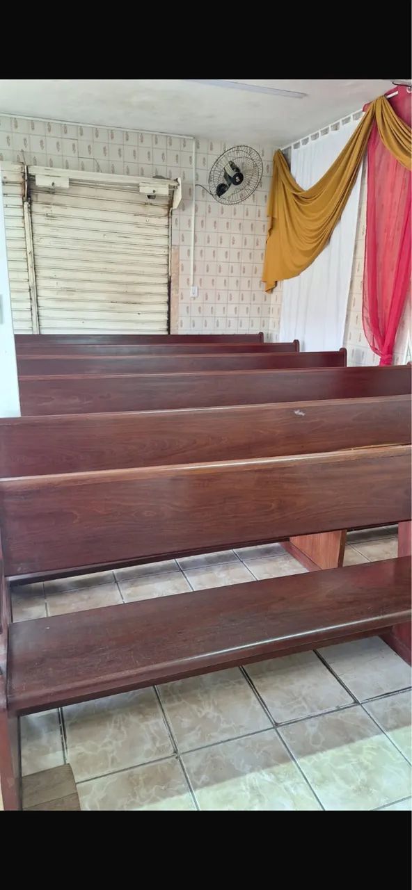 Bancos de igreja, banco de madeira, banco - Foto 2