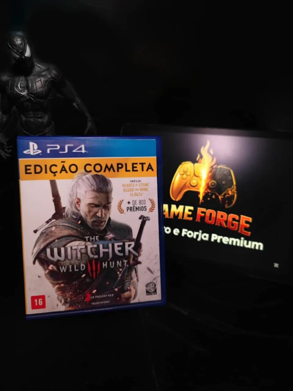 Jogo PS4 The Witcher 3 Edição Completa + Dlcs
