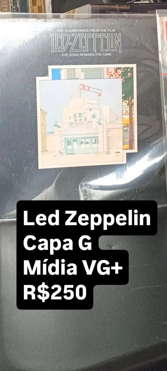 LP Led Zeppelin The Song remains the same Vinil - CDs, DVDs etc