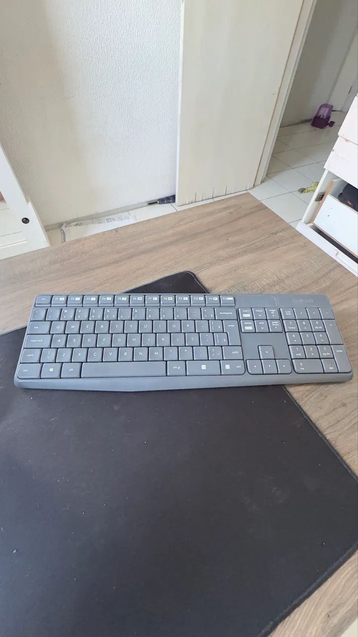 Teclado logitech + mouse completo sem fio - Foto 5