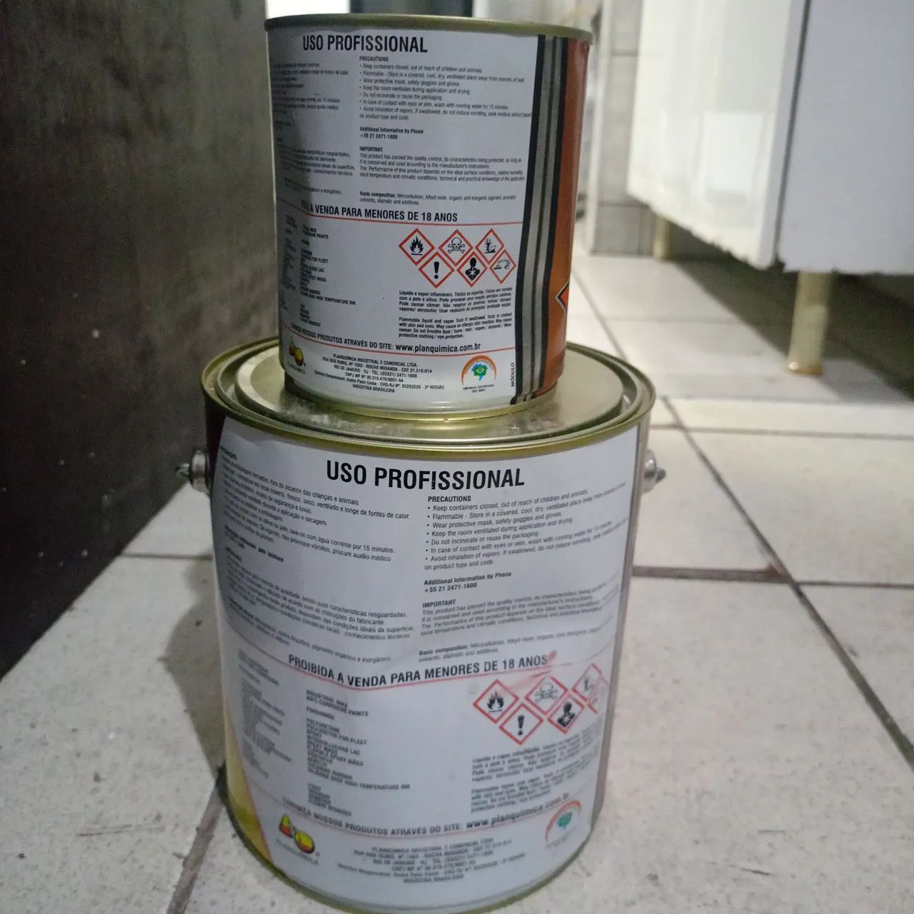 Tinta epóxi branco  - Foto 2