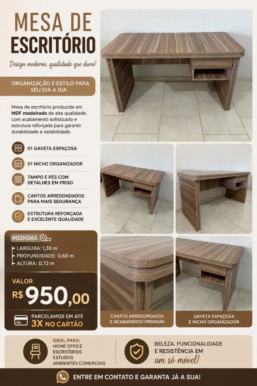 Mesa escritório 