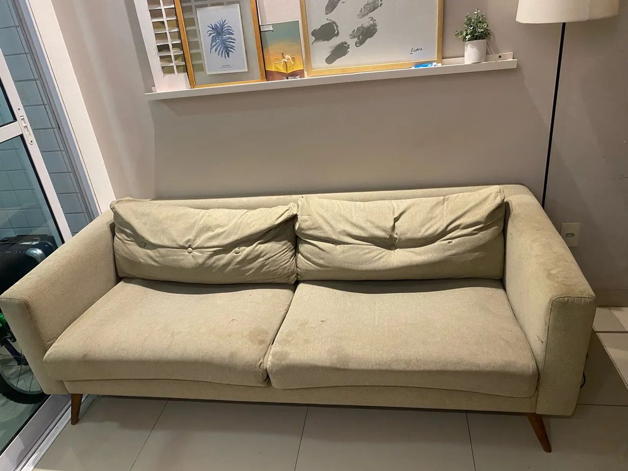 Sofá Etna 1,90m (500 reais) - Foto 2