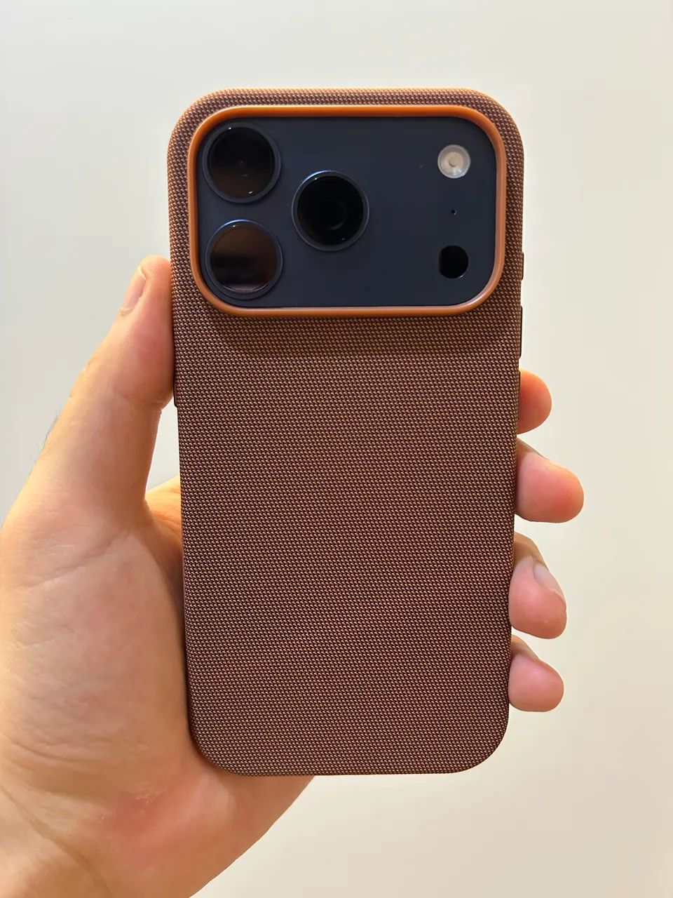 Case TechWoven iPhone 17 Pro - Laranja Sierra - Acessórios de