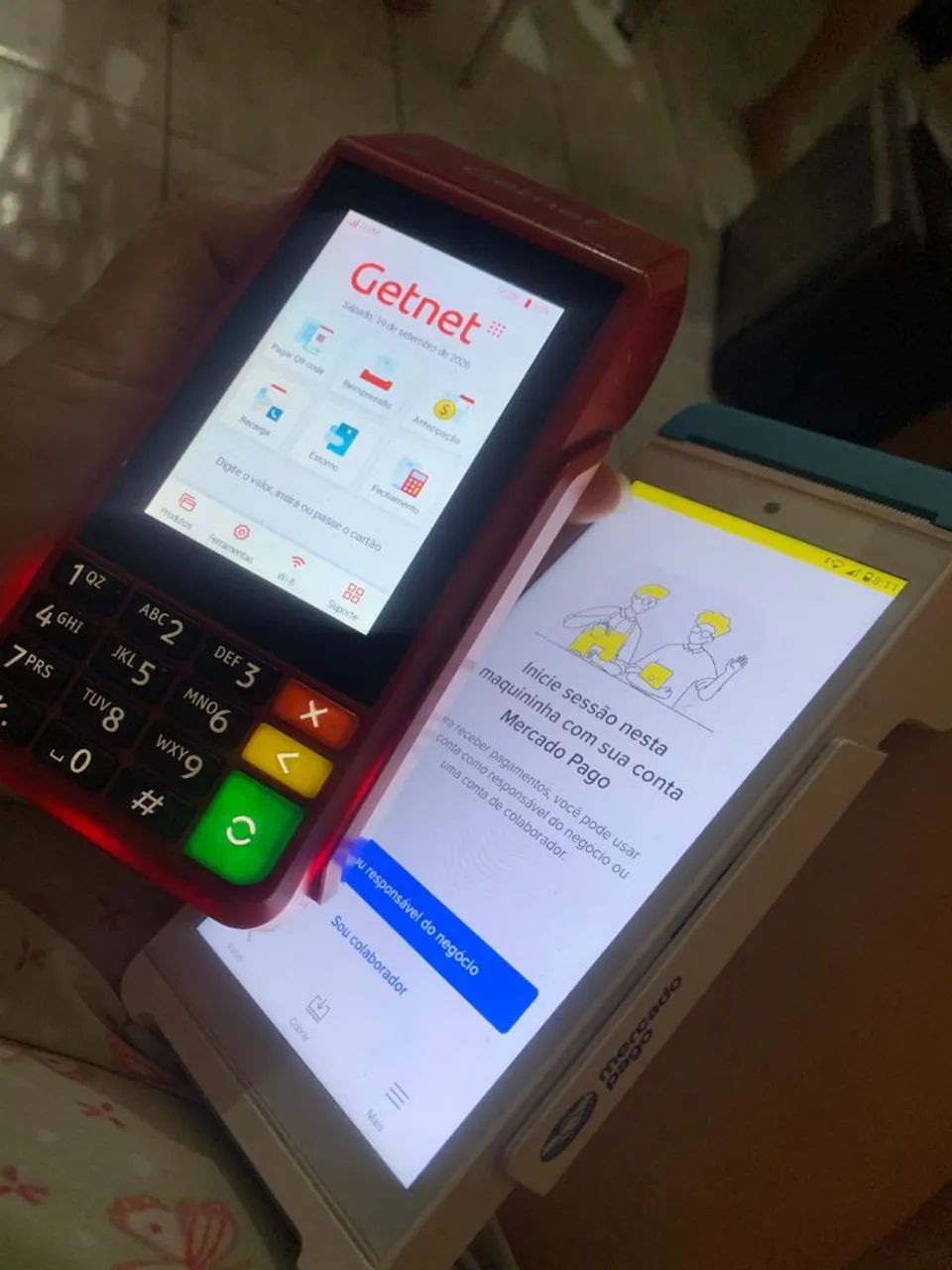 Máquina de cartão 