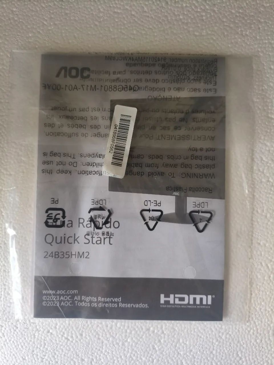 Monitor AOC 24" (24B35HM2) - Foto 2
