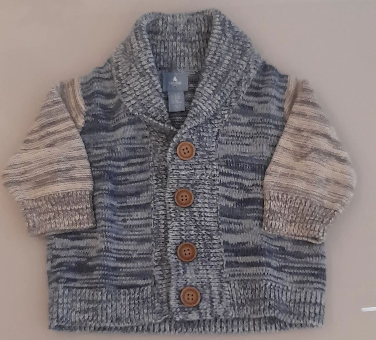 Casaco azul com gola Baby GAP