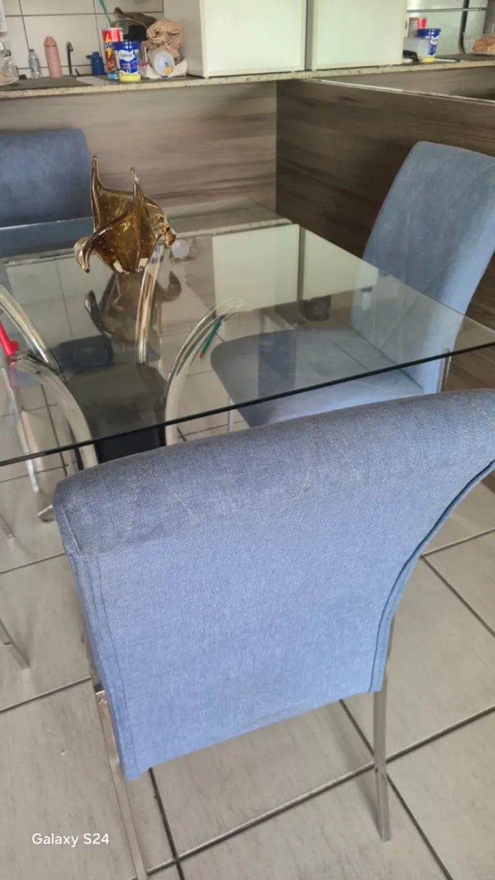 Mesa de jantar com 4 cadeiras - Foto 2