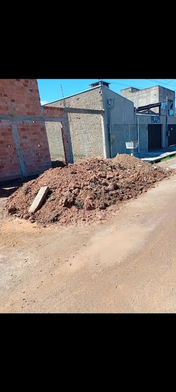 Doação de cascalho e aterro