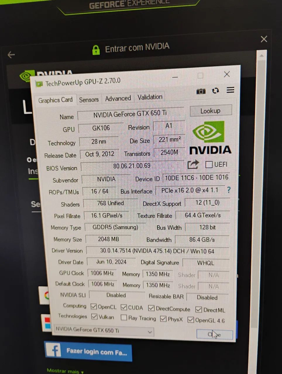 GTX 650 TI 2GB  - Foto 4