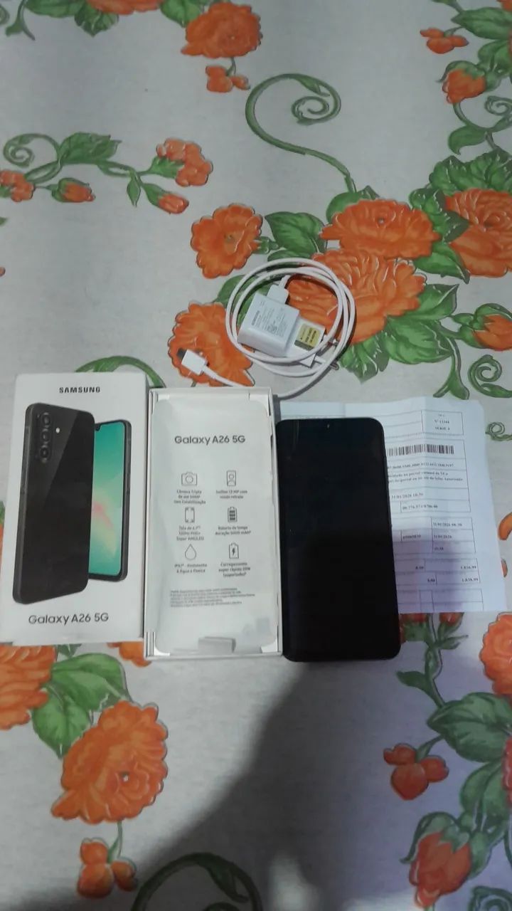 A26 256 gigas novo completo nota fiscal 1 mes de uso 900$ - Foto 4