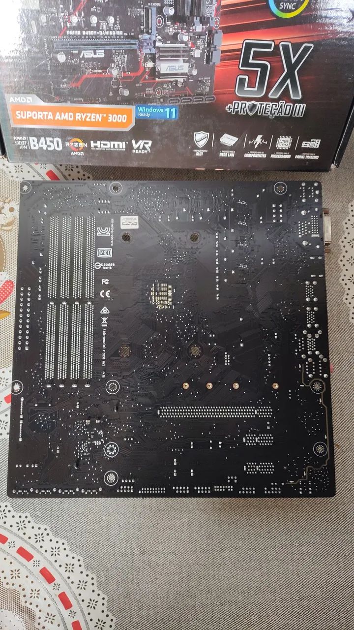 Placa mãe Asus Prime B450M Gaming/BR - Foto 3