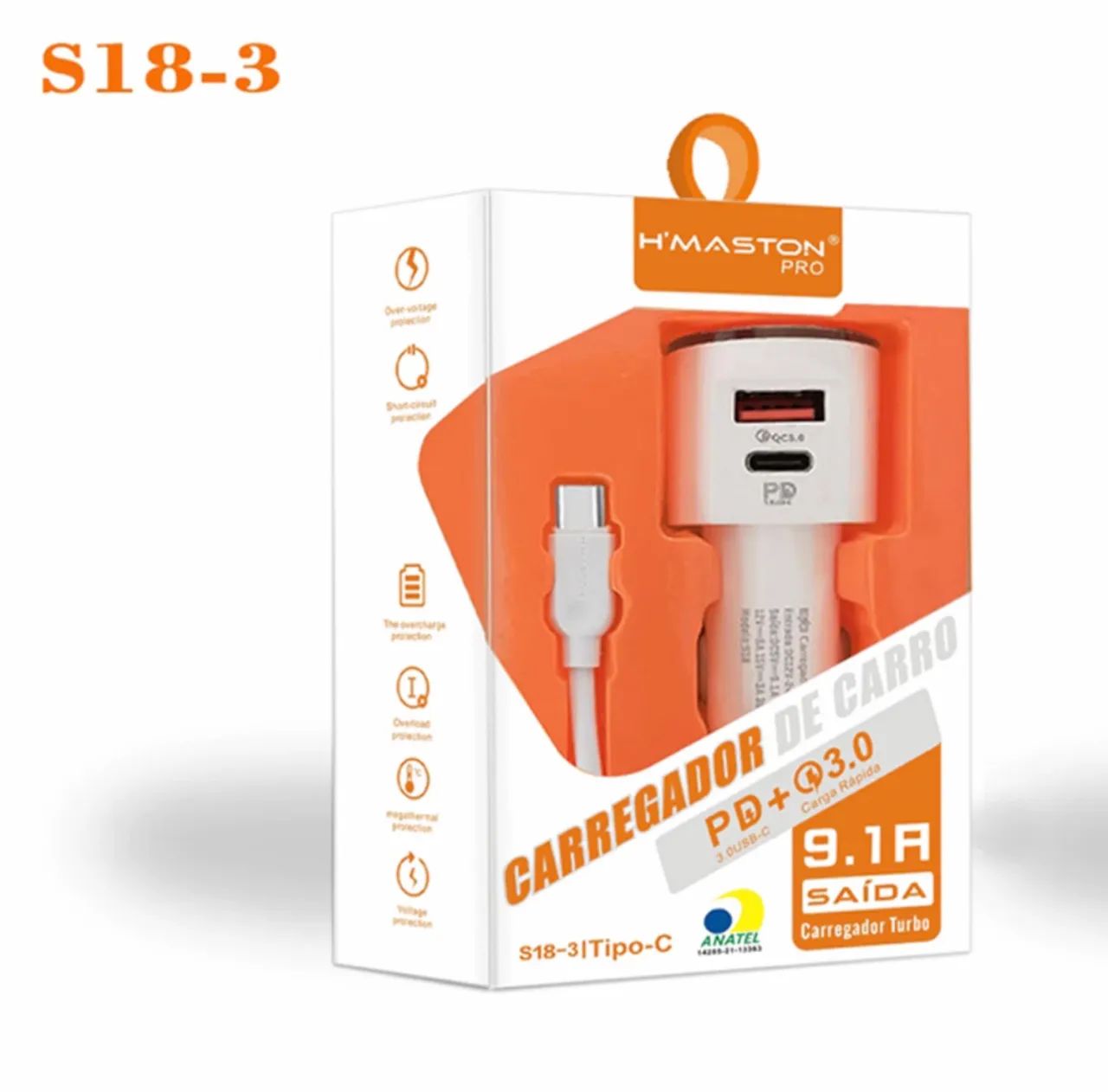Carregador Celular Automotivo USB Turbo - Foto 2