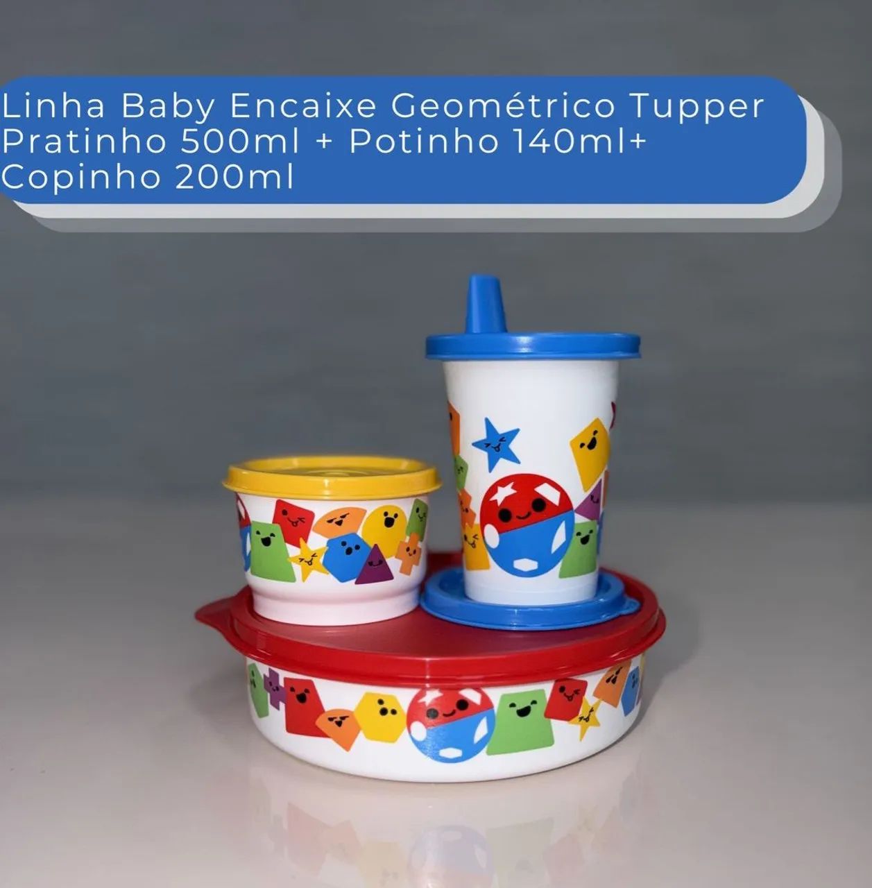 KIT BABY GEOMÉTRICO TUPPERWARE