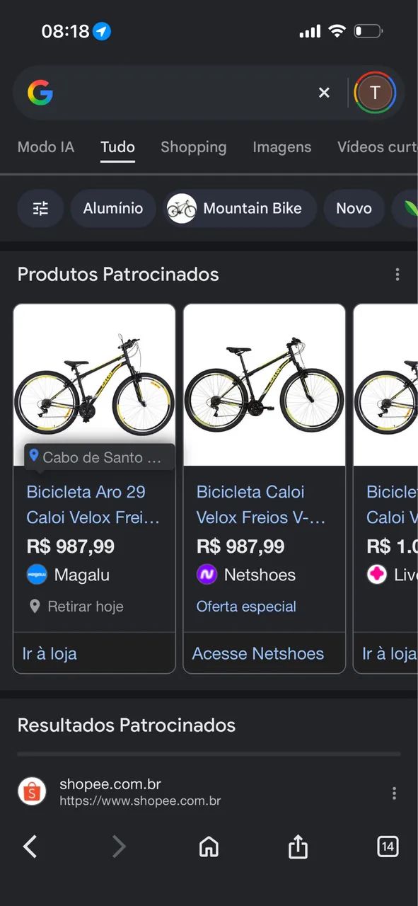 Bicicleta Caloi aro 29 - Foto 3