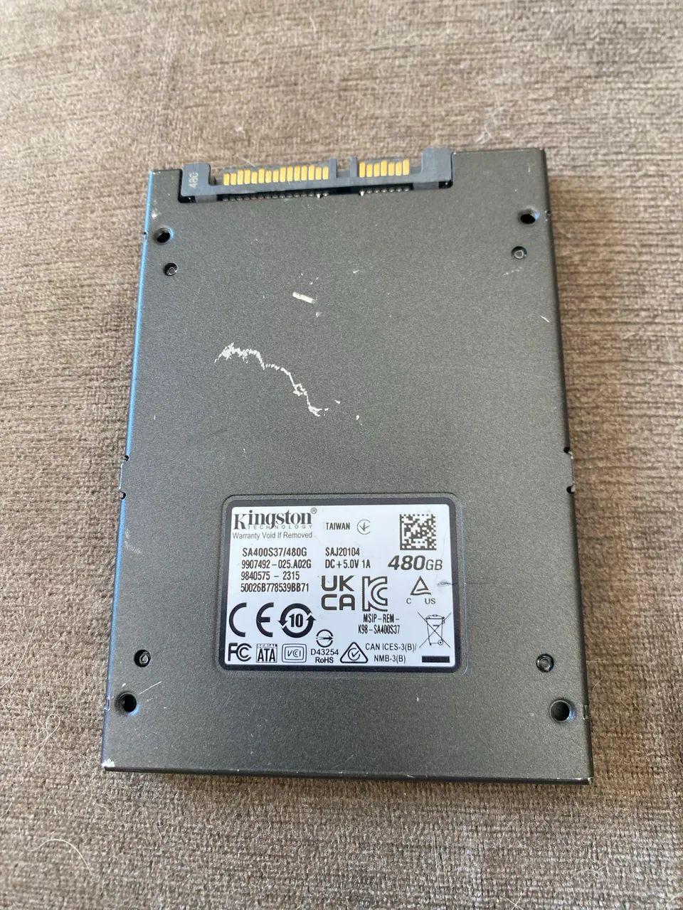 Ssd kinqston 480 gigas  - Foto 2
