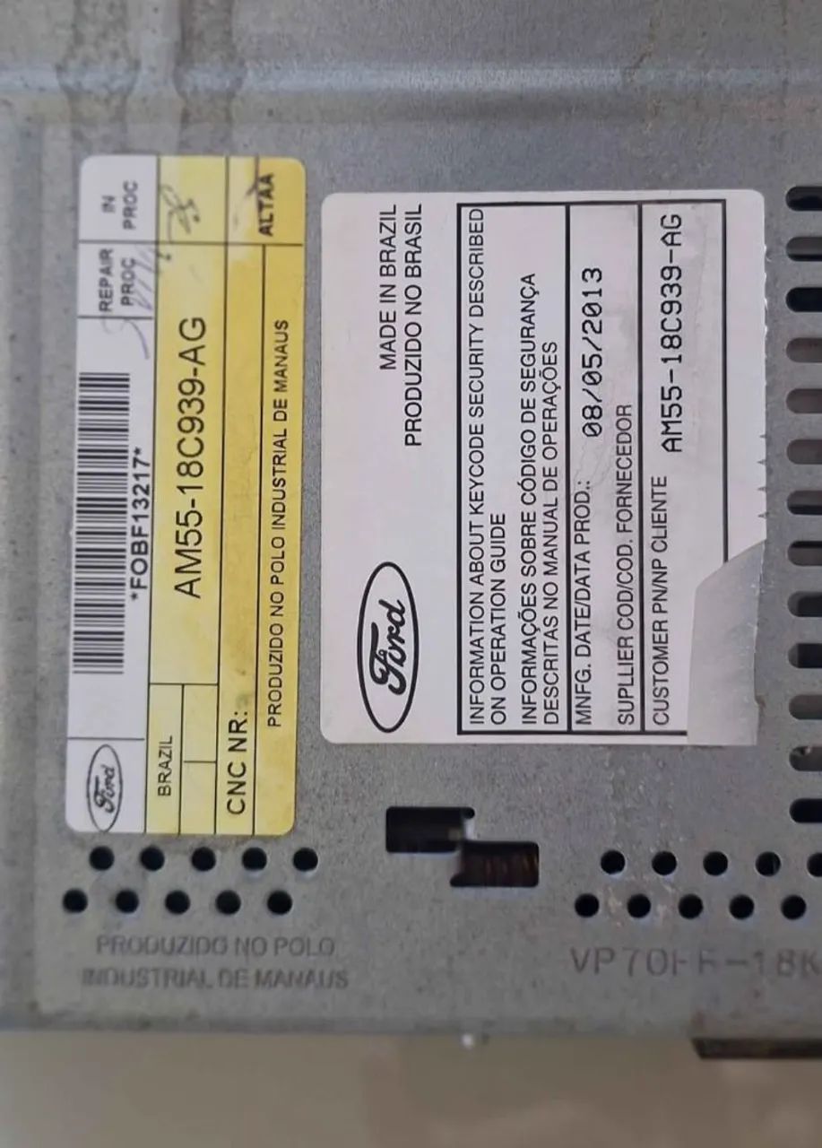 Rádio Som Original Ford Focus 2012 CD MP3 - Usado - Foto 4